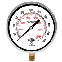 Winters Instruments 300 Series Pressure Gauge, P3S