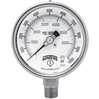 Winters Instruments Safety Case Pressure Gauge, PSC