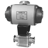 Worcester-Controls Sanitary Ball Valve, WK 44