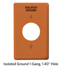 Isolated Ground 1-Gang, 1-Single Receptacle - 1.40 in” Hole.png