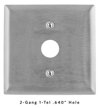 2-Gang, 1-Tel .640” Hole.png