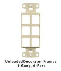 Unloaded Decorator Frames - 1-Gang, 6-Port.png