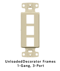Unloaded Decorator Frames - 1-Gang, 3-Port.png