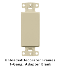 Unloaded Decorator Frames - 1-Gang, Adapter Blank.png