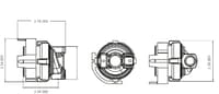 Jabsco Brass Sealless Centrifugal Pump, 59520 0000 Series