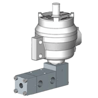 Midland-ACS 1/4" Pilot Solenoid Operated Spring-Return Spool Valve, 1500 Series