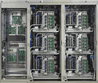 The TMdrive-70e2 is a high-power, water-cooled drive system.