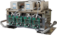 The TMdrive-70e2 is a high-power, water-cooled drive system.