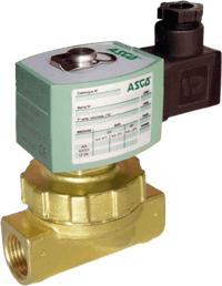 ASCO Series 220 Steam & Hot Water Solenoid Valves