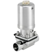 Type 2063 Pneumatically Operated 2/2-Way Diaphragm Valve with Stainless Steel Actuator