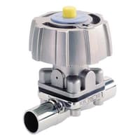 Type 3233 Manually Operated 2-Way Diaphragm Valve with Stainless Steel Body