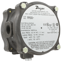 Series 1950 Explosion-Proof Differential Pressure Switch