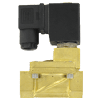 Series SBSV-B Brass Solenoid Valve - 2-Way Guided NC