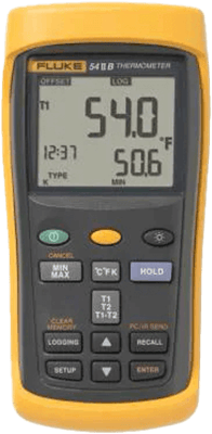 54 II B Data Logging Thermometer with Dual Input
