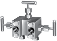 HM88 Series Three-Valve Direct Mount Manifold