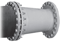 Metso Concentric Rubber Lined Steel Reducer