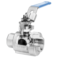 Metso Jamesbury Full-Bore Threaded End Ball Valve, Series 6F