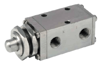 Midland-ACS 1/4" Mechanically Operated Spring-Return Spool Valve, 1500 Series