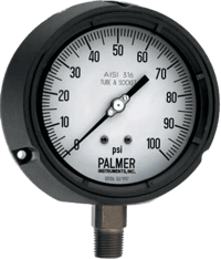 Industrial Solid Front Pressure Gauges with Blow-Out Back