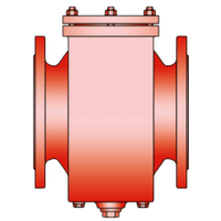 Protego In-Line Deflagration Flame Arrester, FA-CN-IIC
