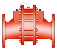 Protego In-Line Deflagration Flame Arrester, FA-E-IIA1