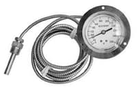 Remote Vapor Actuated Thermometer Thermometer