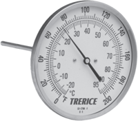 Rear Connect Series Bimetal Thermometer