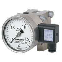 Model DPGT43HP.100, DPGT43HP.160 Differential Pressure Gauge with Output Signal