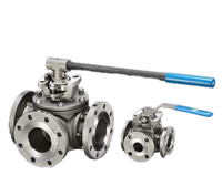 31 Series Direct Mount 3-Way Flanged Ball Valve - Manual Valves