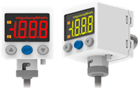 AP45 Series, IP65, UL Rated, 2-Color Display Digital Pressure Switch
