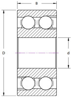 5300W Series Double Row Ball Bearing
