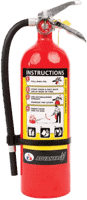 Badger 21008348 ULC Fire Rating Advantage Steel Fire Extinguisher, 10 lb