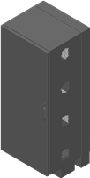 CUBE-iT Wall-Mounted Floor Supported Cabinet