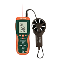 HD300 CFM/CMM Thermo-Anemometer with Built-In Infrared Thermometer