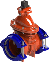 Resilient Wedge Gate Valves With Hymax Grip Restraint