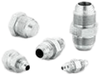 Komatsu 30° Flare, Metric Thread Adapters