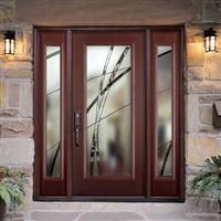Fiber Stain Entry Doors