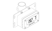 PDA6845 2" Pipe Mounting Kit with Small Plate