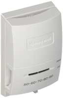 T827K1009/U Mercury Free Heat Only Thermostat for Single Stage Low Voltage Systems