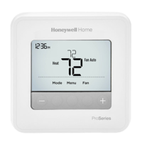 TH4110U2005/U T4 Pro Programmable Thermostat with Stages up to 1 Heat/1 Cool Heat Pumps or 1 Heat/1 Cool Conventional Systems
