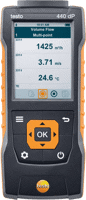 Testo 440 dP - Air Velocity and IAQ Measuring Instrument with Differential Pressure Sensor