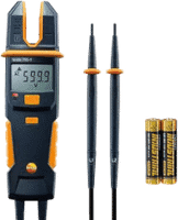 Testo 755-2 - Current / Voltage Meter with 200 A AC, 1000 V AC/DC, Continuity, and Phase Rotation Tester