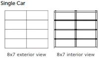 Model 8450 Luminous® - Frameless Glass Garage Doors