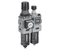 D08 Series Modular Filter/Regulator+Lubricator Combination Unit