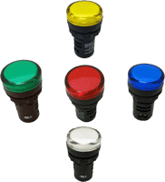 110 Volt AC White LED Pilot Light