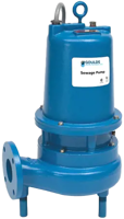 3SD Non-Clog Dual Seal with Seal Sensor Probe Sewage Pumps