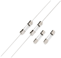 201P Series - Miniature 5 x 20 mm Medium-Acting Glass Body Fuse 