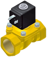 Parker 2-Way Normally Closed, 1" General-Purpose Solenoid Valves