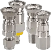 Gas or Fluid, Vacuum & Pressure, Stainless Steel Quick Couplings with A-Lok & CPI Ends, Up to 3,000 psi - CPI Series Couplers