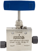 Needle Valves, 15,000 psi - MAN Series